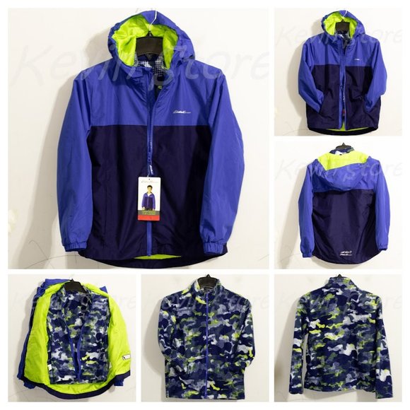 Eddie Bauer Boys  Lightweight 3 in‎ 1 Jacket - Picture 1 of 9